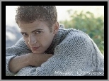 blond wosy, Hayden Christensen, sweterek